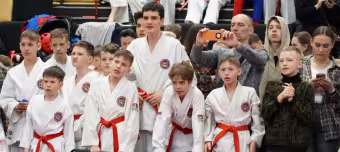 Участники и болельщики чемпионата по тхэквондо ГТФ