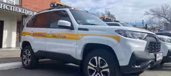 Автомобиль "Дорожного патруля"