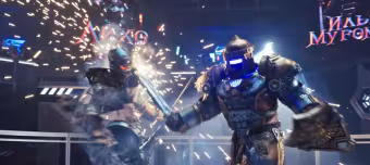 Лихо Одноглазое и Илья Муромец кадр из фильма «Соловей против Муромца»