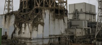 Разрушенный реактор АЭС «Фукусима-1»
