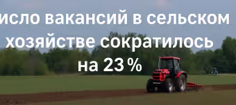 Трактор в поле