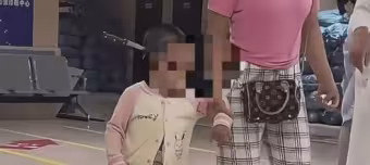 Трехлетняя девочка с воткнутым ножом в голову