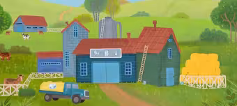 Кадр из детского сериала «Ася и Вася»