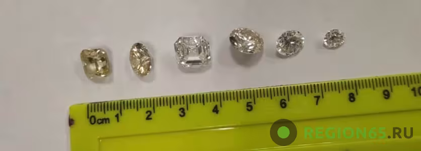 Изъятые бриллианты на сумму 41 млн. рублей