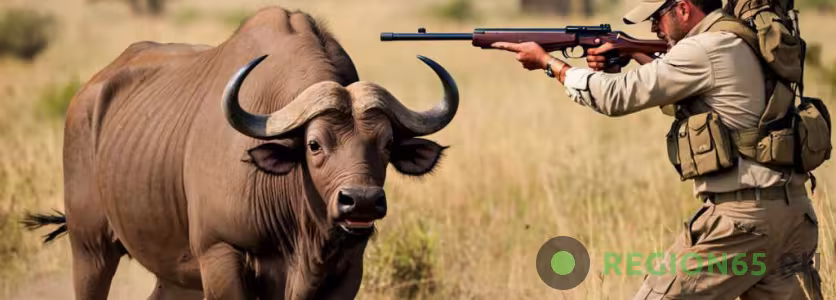 Буйвол и охотник