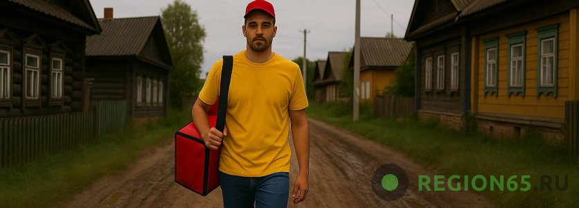 Курьер в деревне